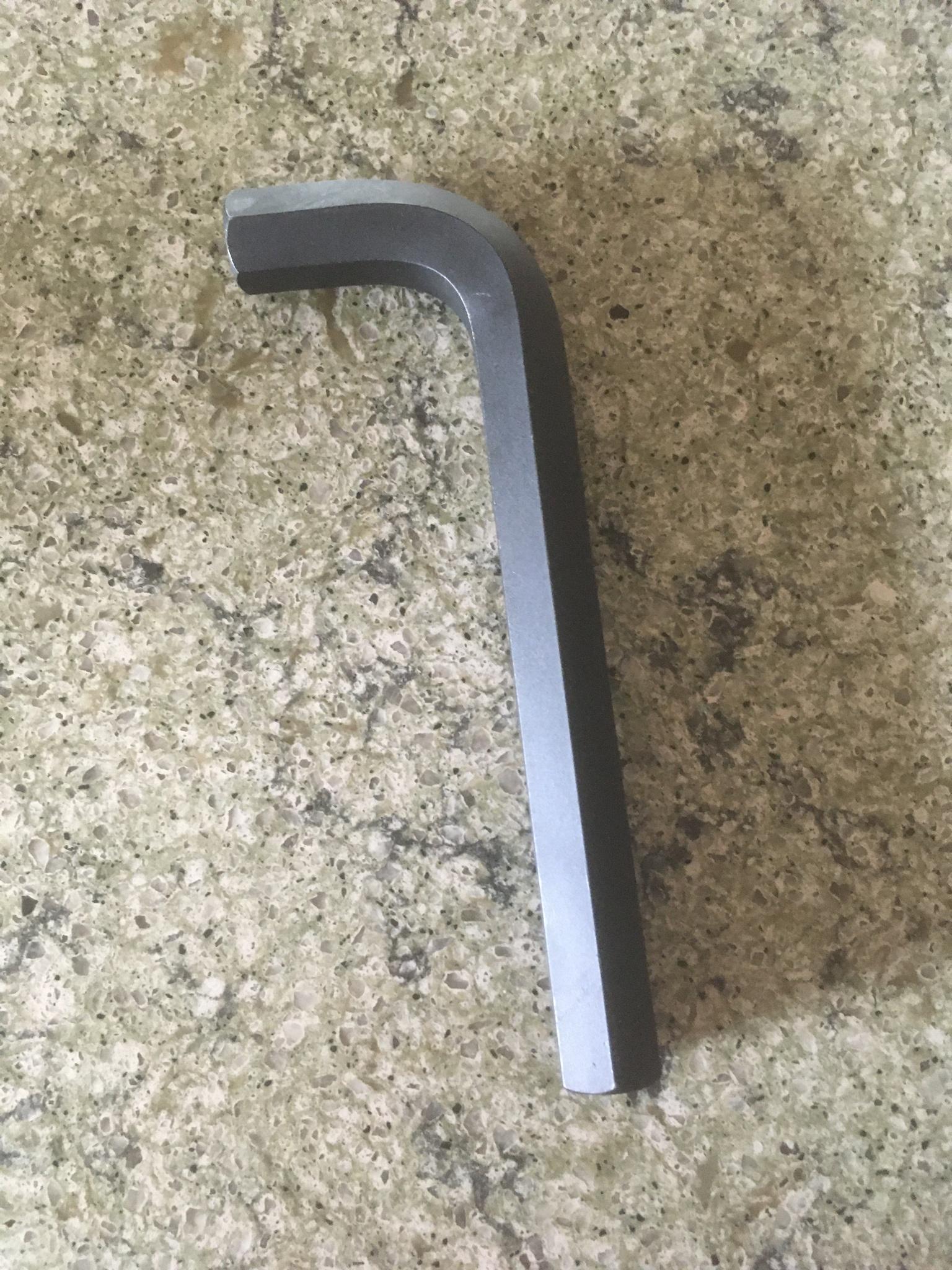 My husband had an Allen wrench delivered from Home Depot