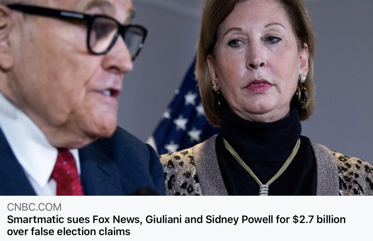 Suing for defamation.