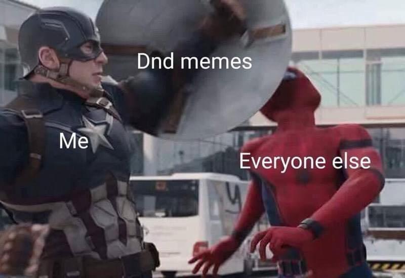 Can I offer you D&D memes in this tying time