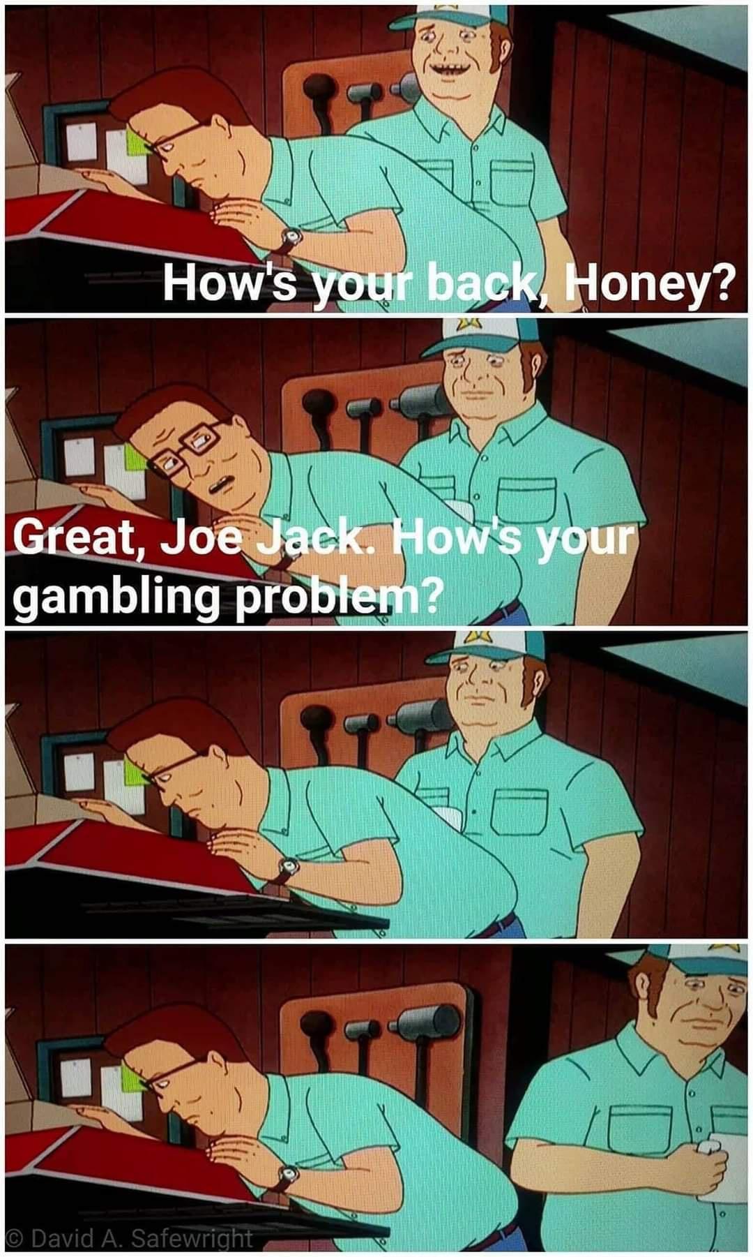 Hank is a savage
