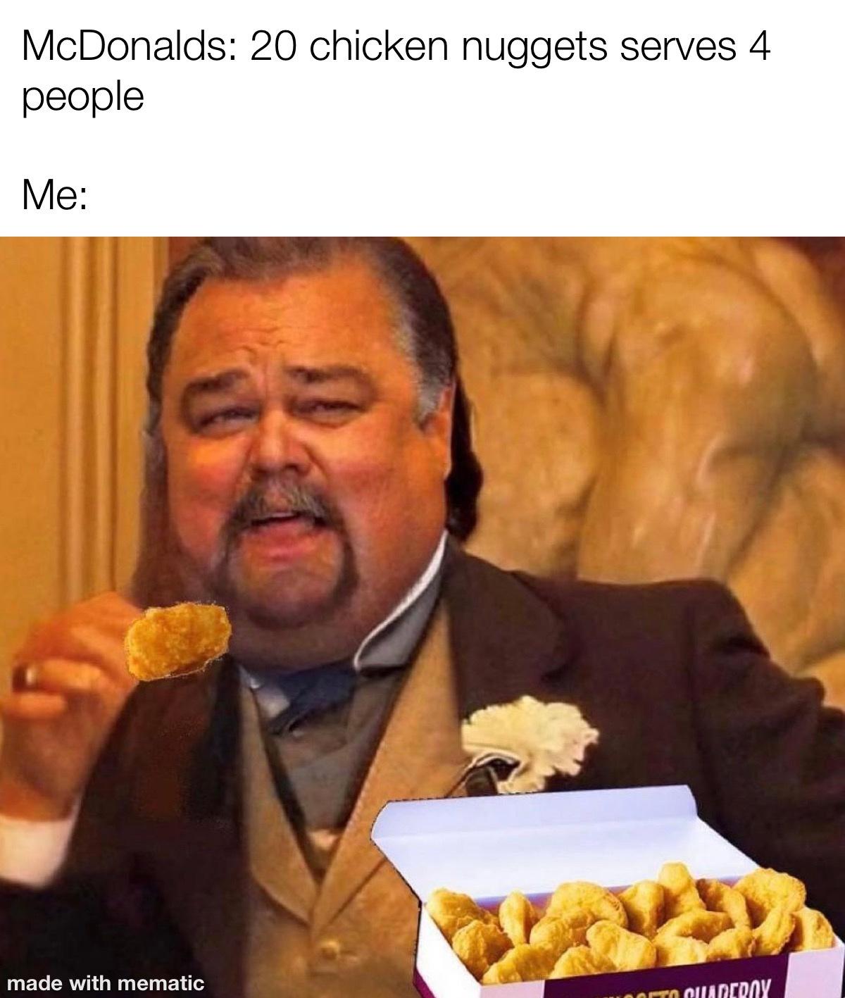 20 McNuggets from 4 one