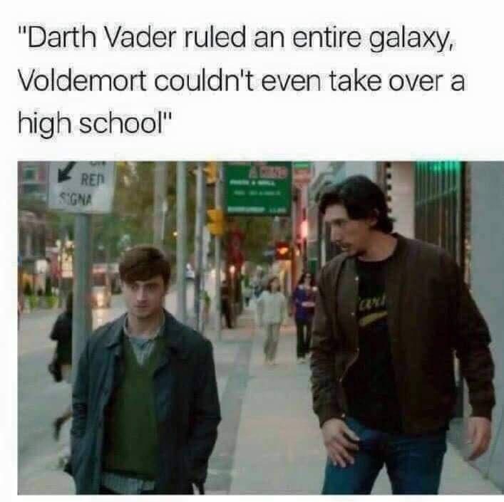Vader would beat Voldemort in a one on one.