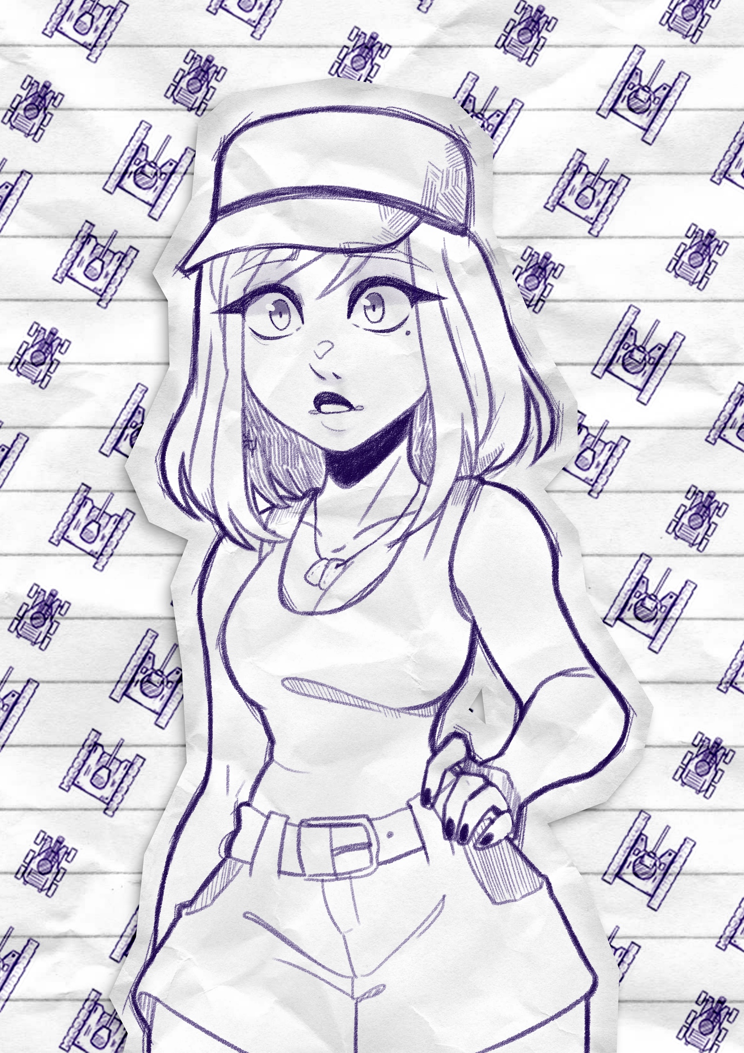 My scribbles grew into my art style