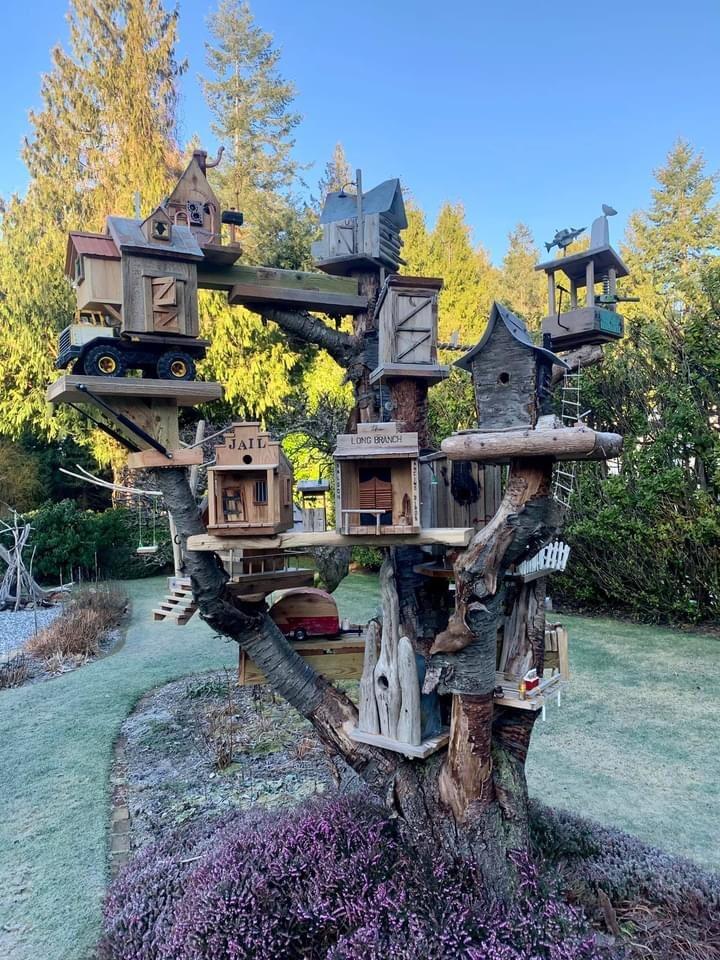 This Bird Village even has a crackhouse.