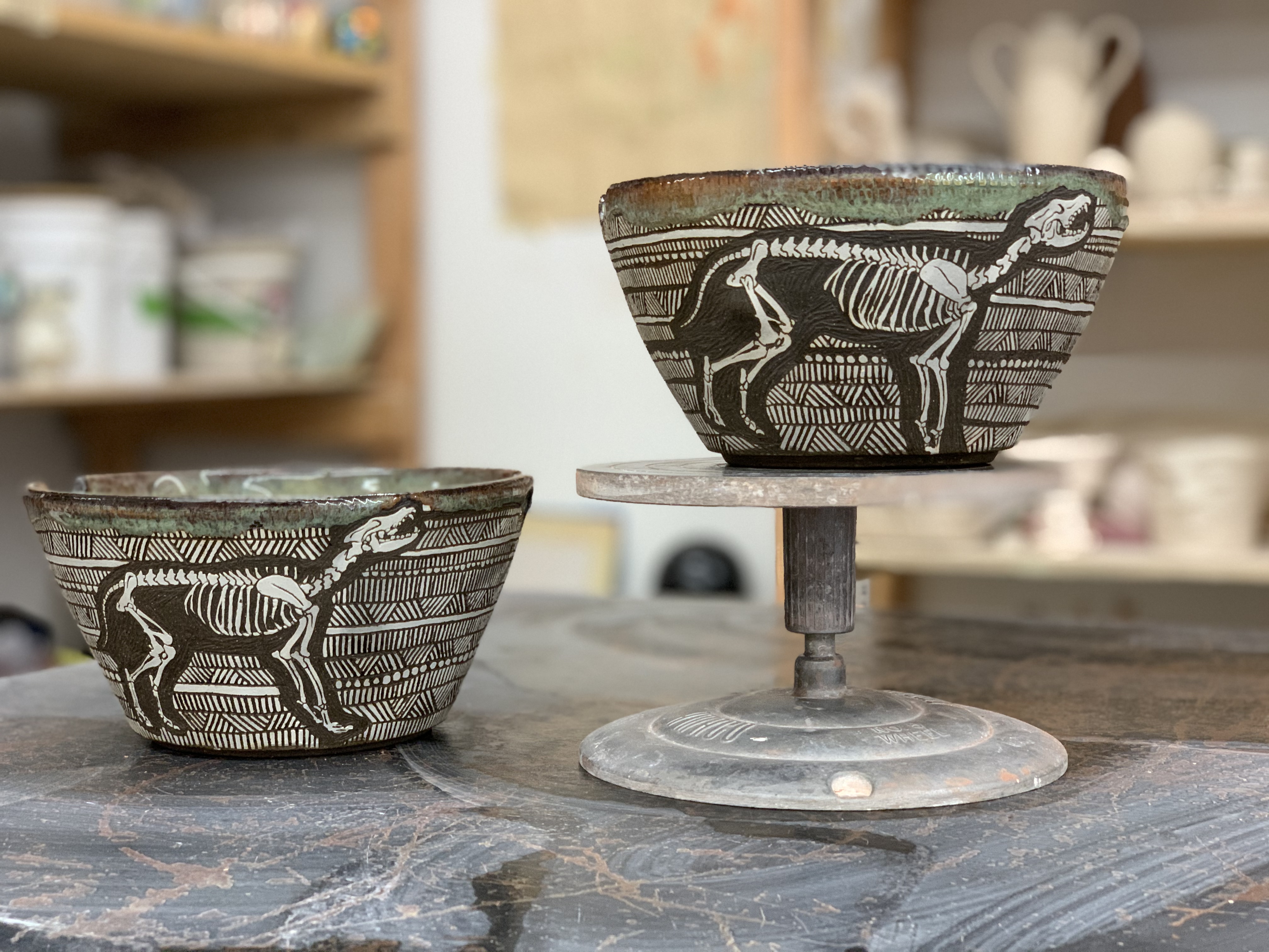 I recently got REALLY into ceramics...here is some of my work!