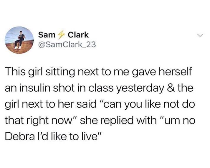 Debra we like to live