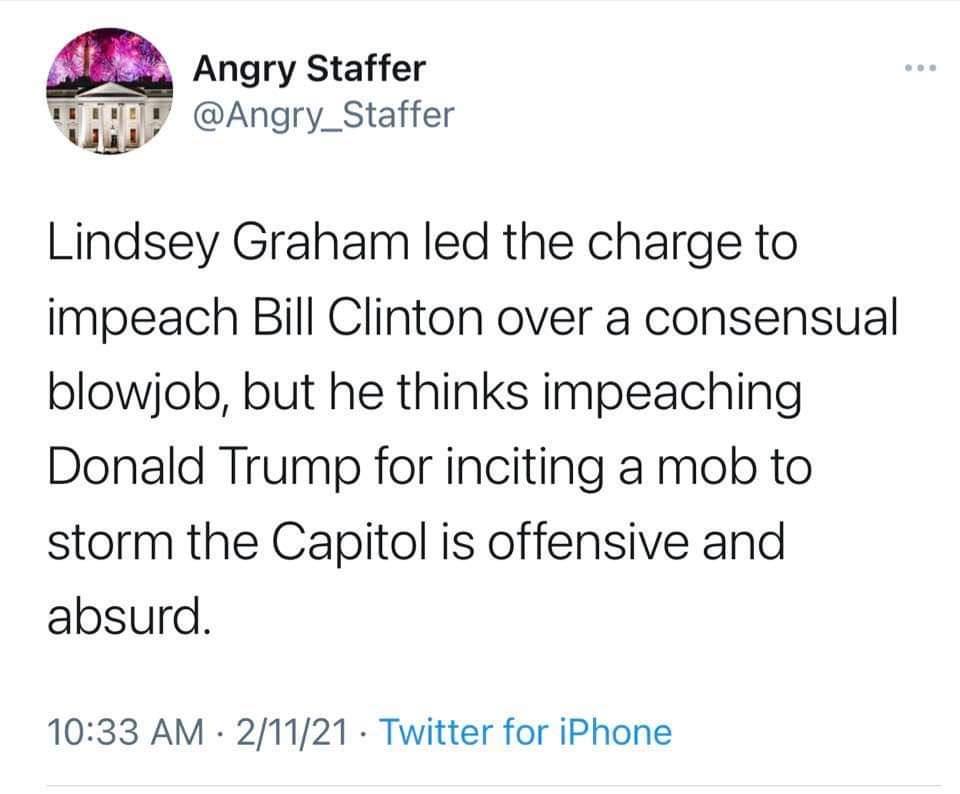 LG is the most obviously blackmailed member of government now that Trump is gone