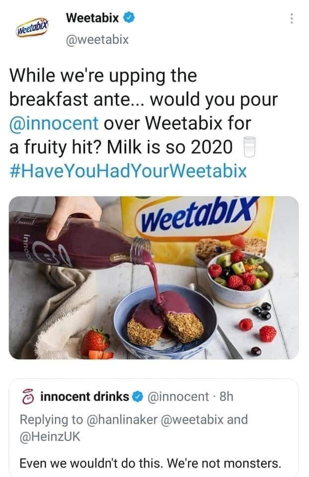 Weetabix need to be held accountable for their crimes...