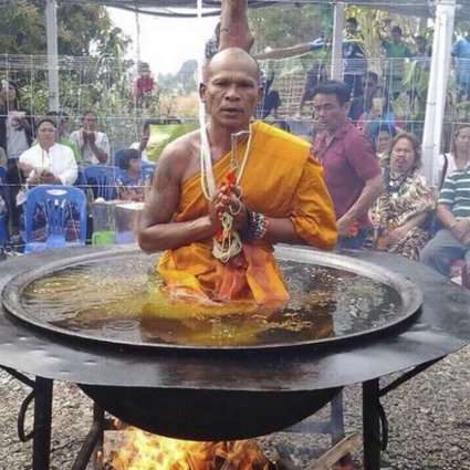 Some humans have trained themselves to bear unimaginable pain.