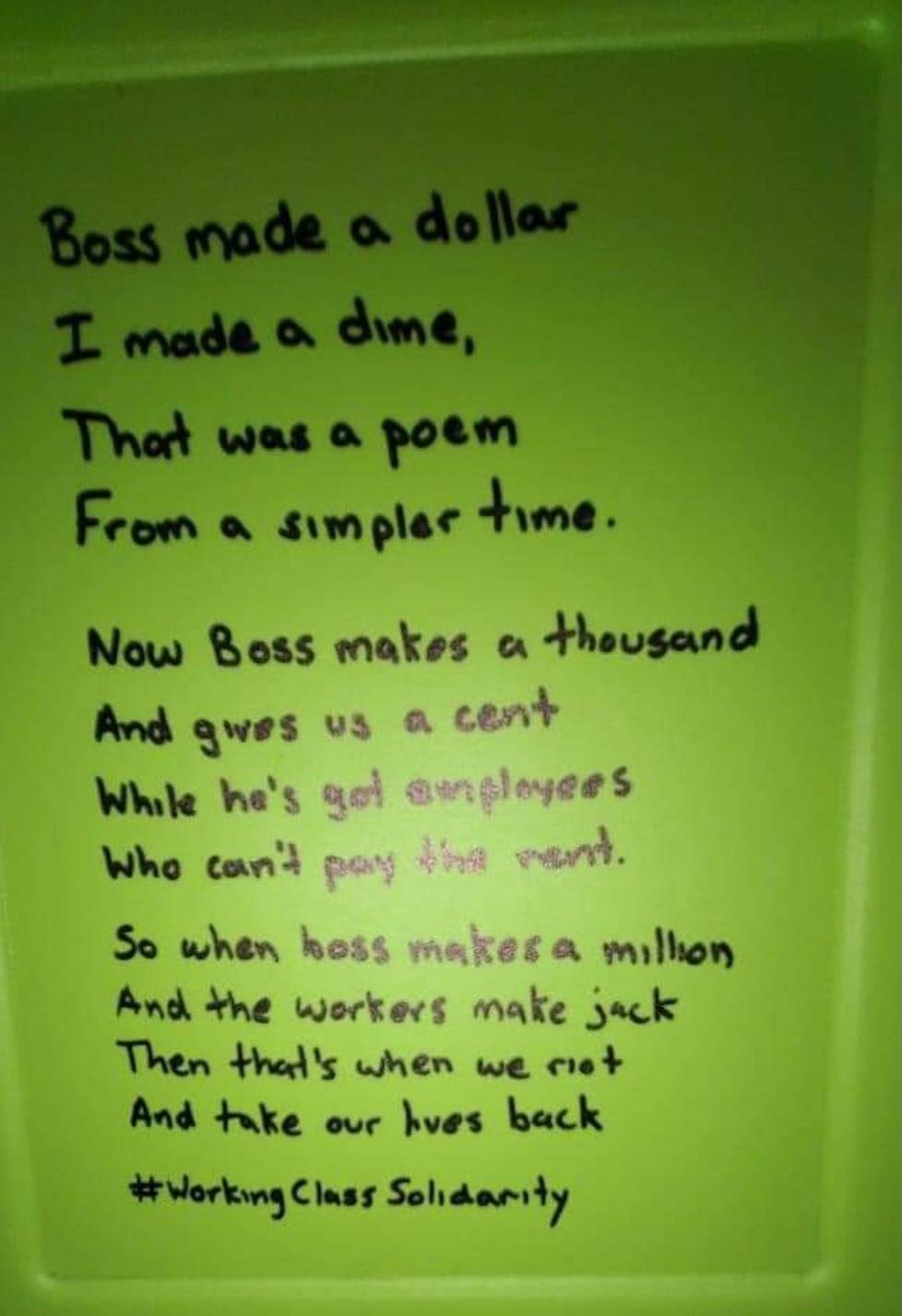 Forget pooping on company time