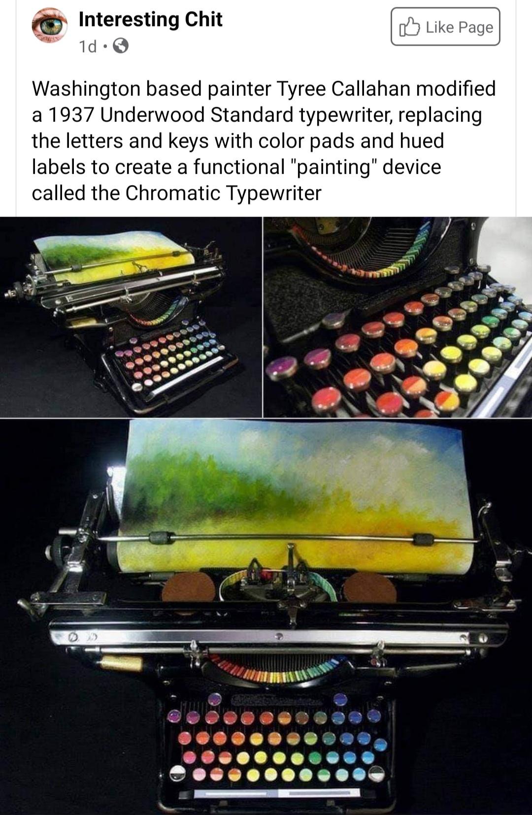 Paint by Typing