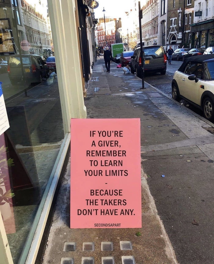 A words of wisdom ...