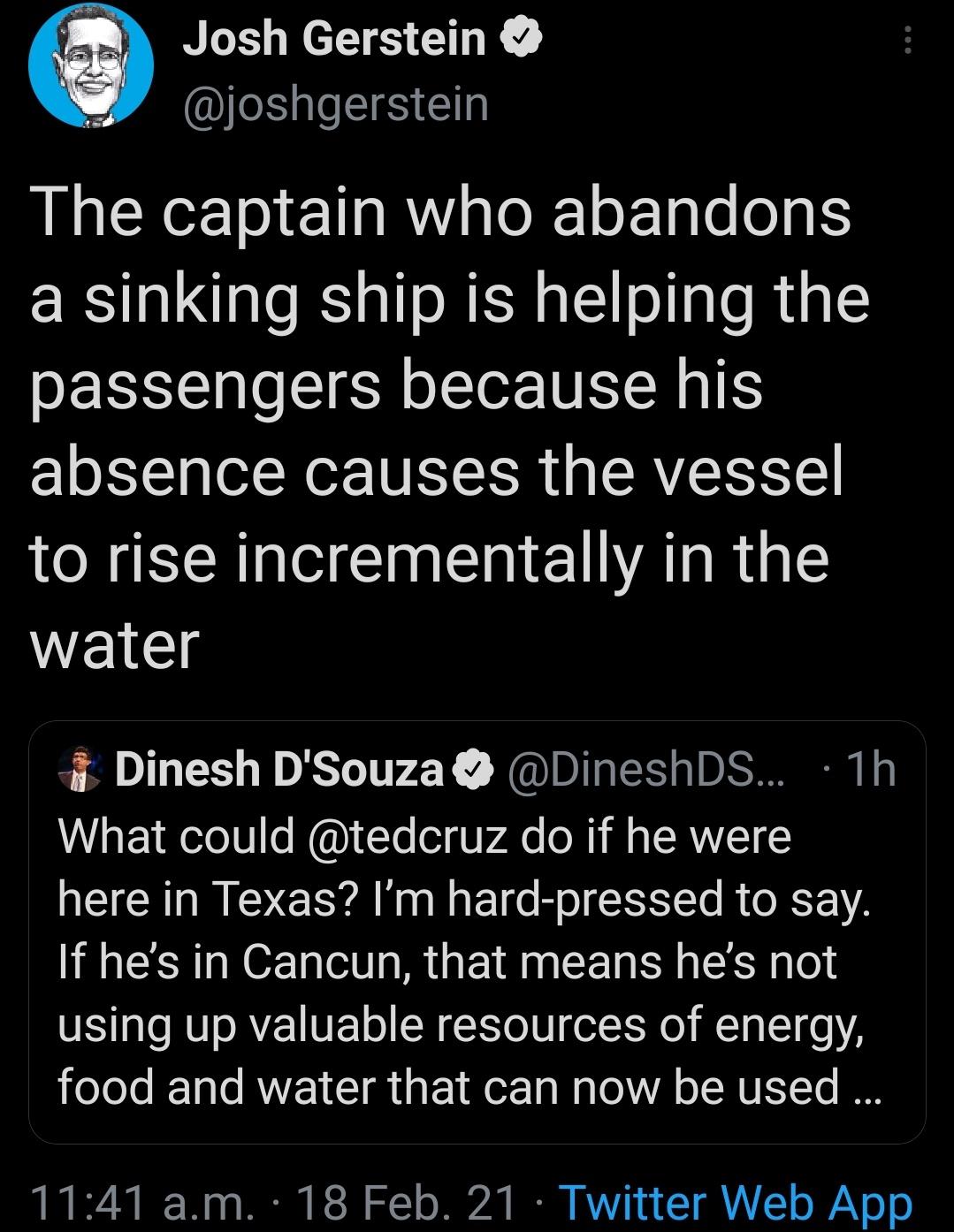 Quite a hill to die on, Dinesh