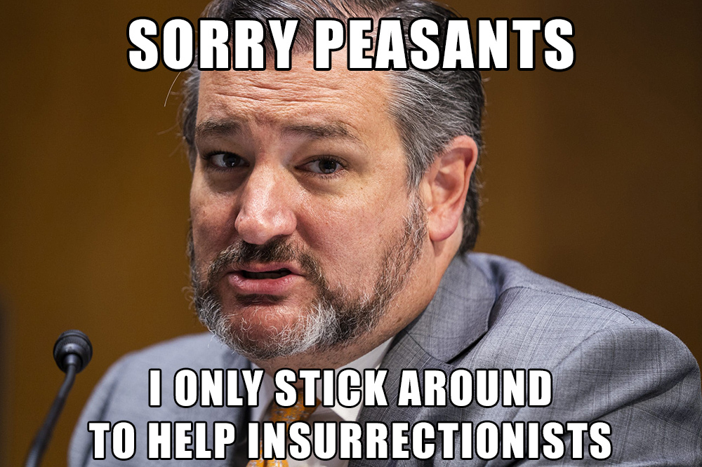 I'm so annoyed with Ted Cruz I made a meme