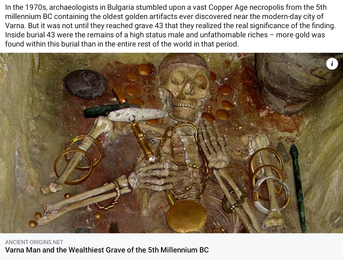 Varna Man and the Wealthiest Grave of the 5th Millennium BC