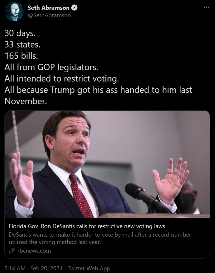 Voter suppression is real, and it's coming entirely from republicans