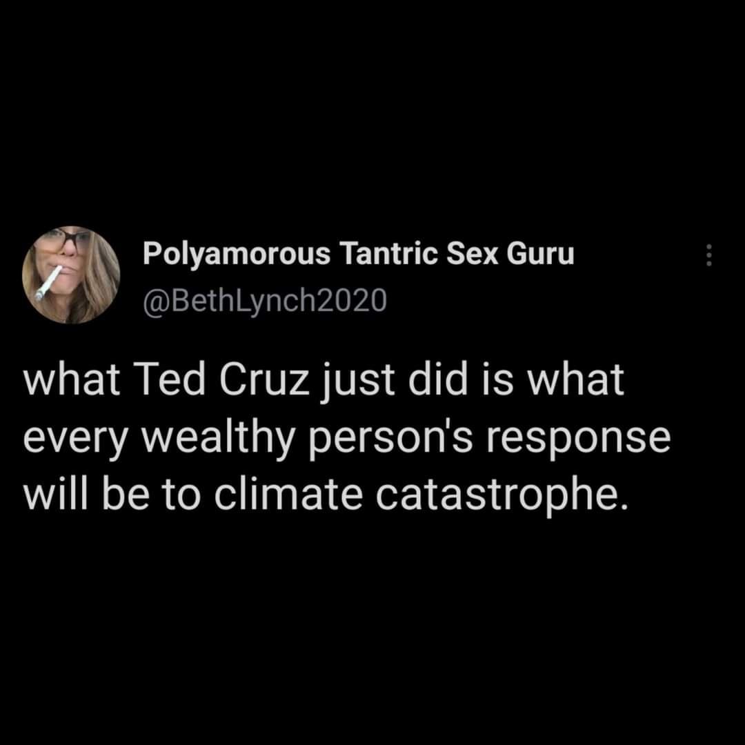 The reason no action happens to combat climate change is that the wealthy are planning to leave the rest of us to die