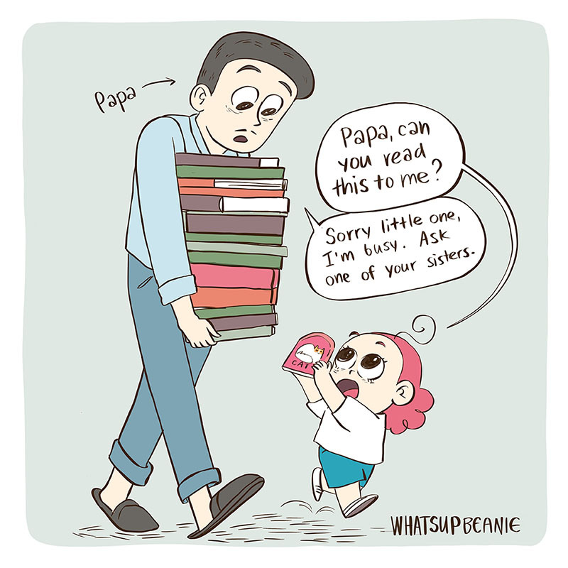 I still feel this way when reading