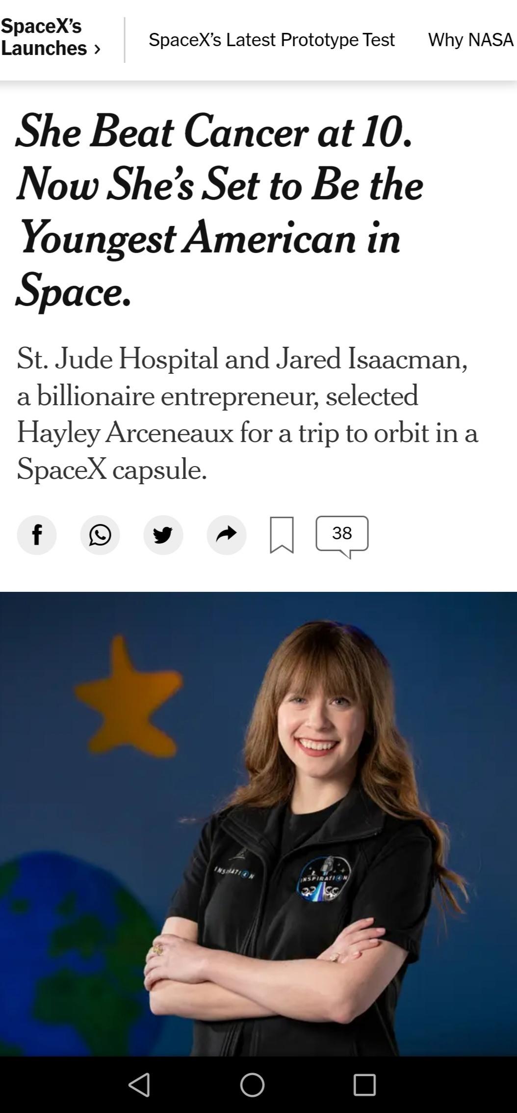 Youngest us in space #imgur12