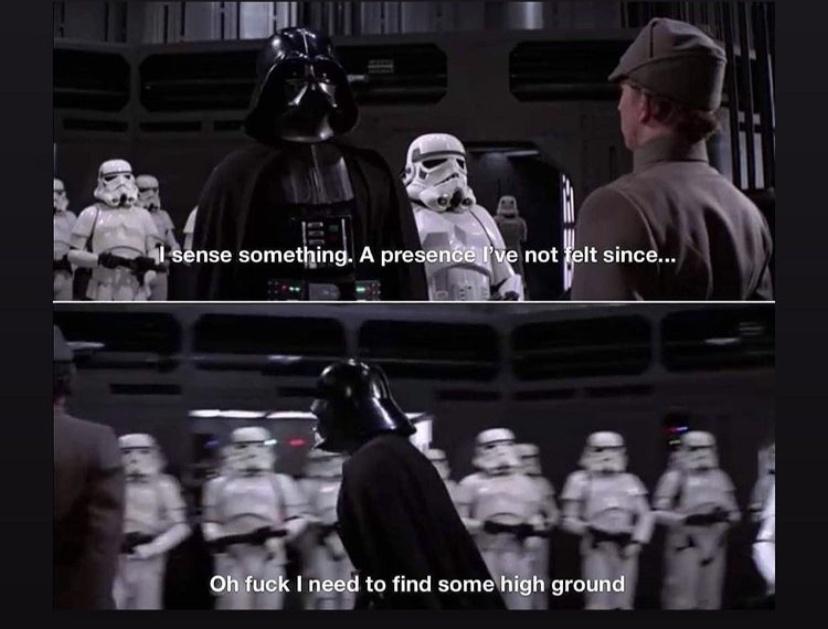 I need to find some high ground