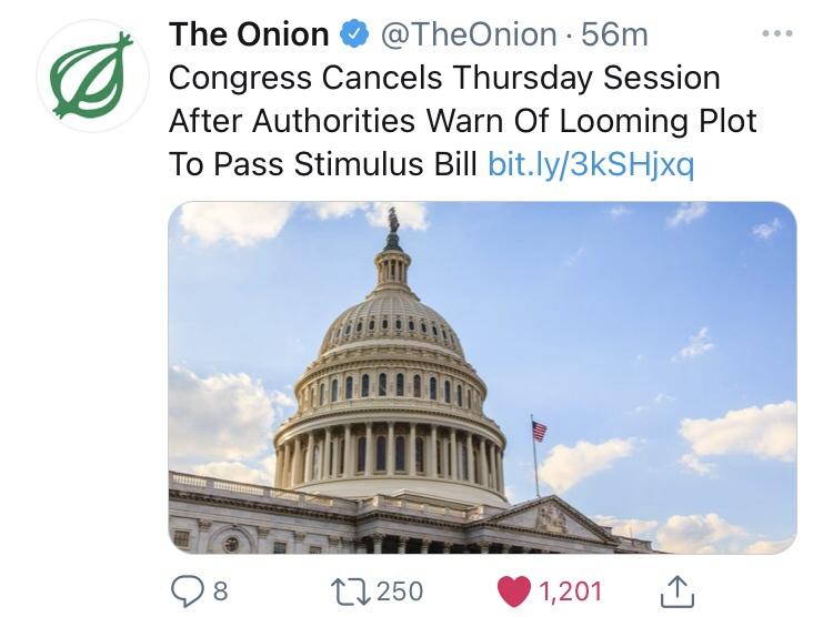As always, The Onion is telling it like it is.