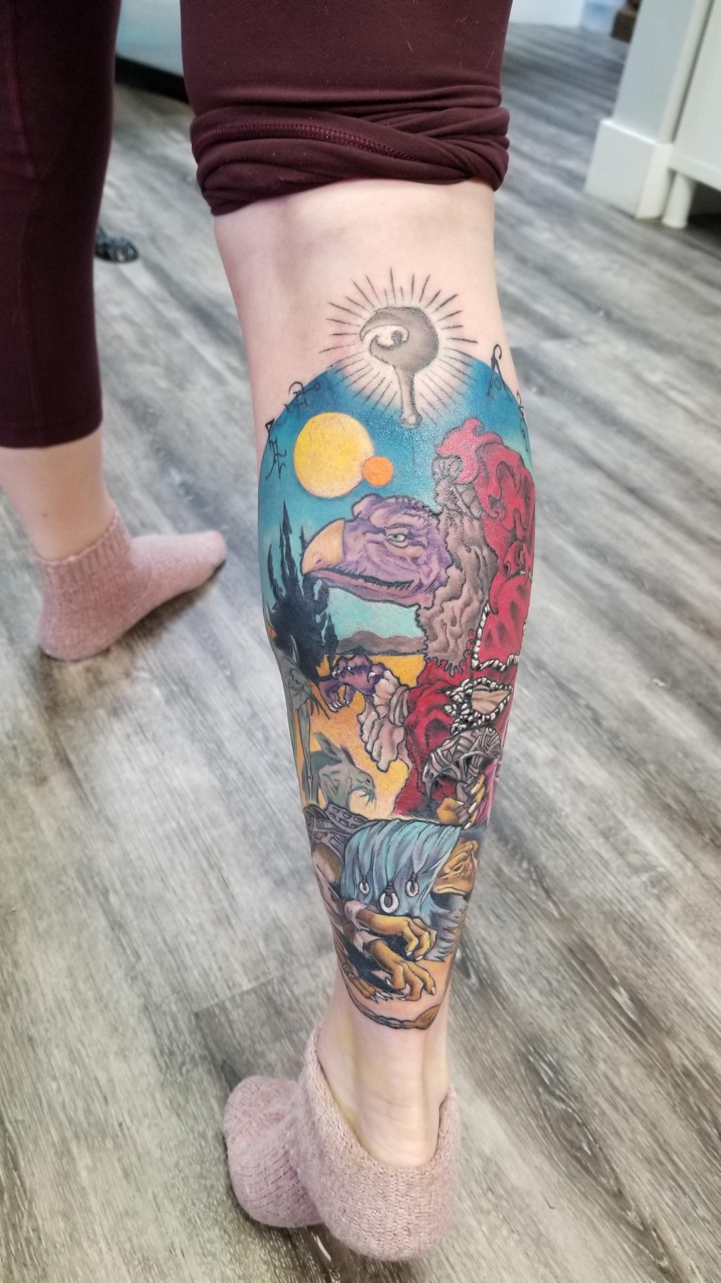 Dark Crystal tat just finished