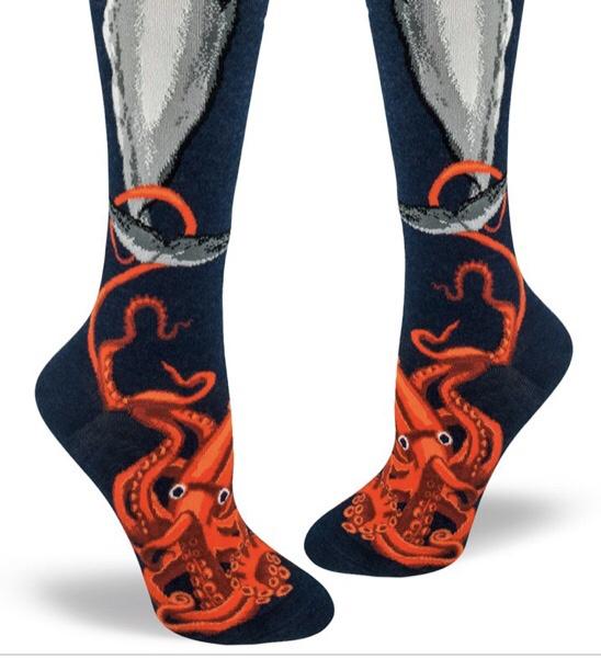 Cool squid socks