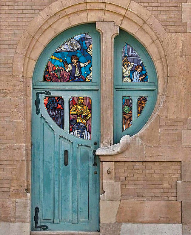This Nouveau Art Door
