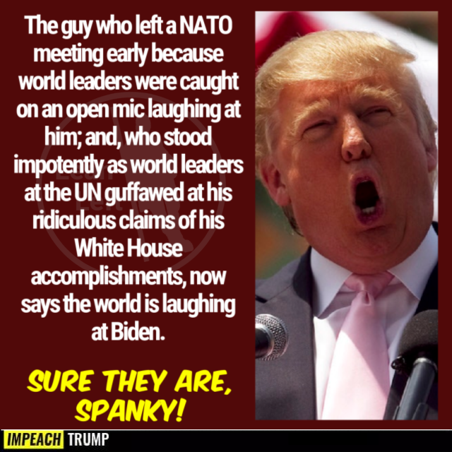 Trump, the gift that keeps bitching...