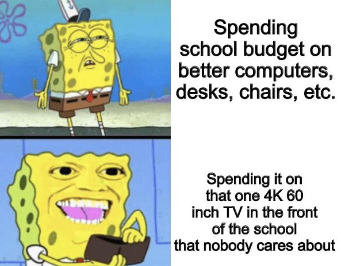 Nobody cares about the Tv!!