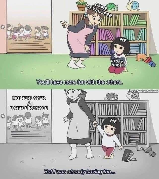 Still love me a single player campaign.