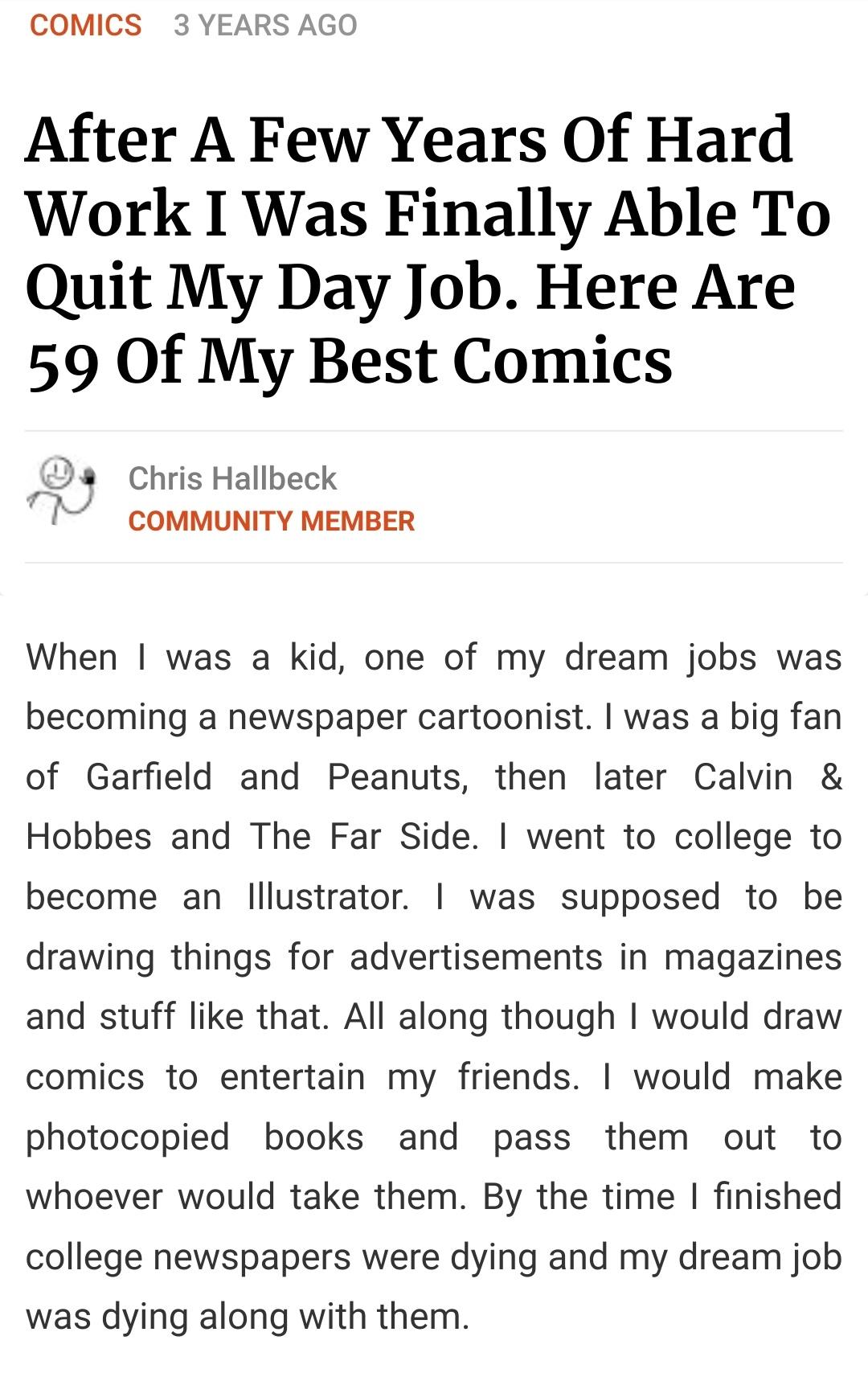 Chris Hallbeck comics