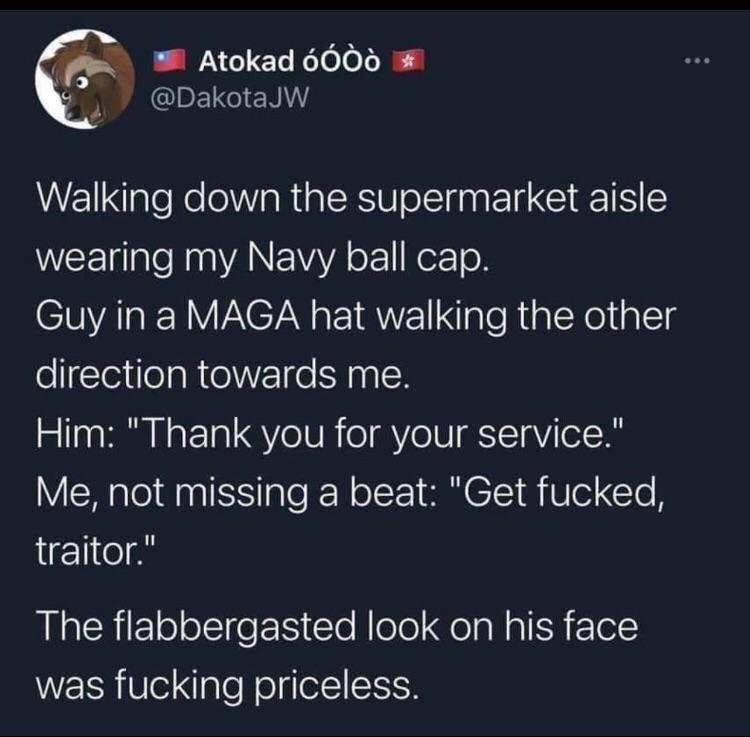 Haha, he did not see that coming