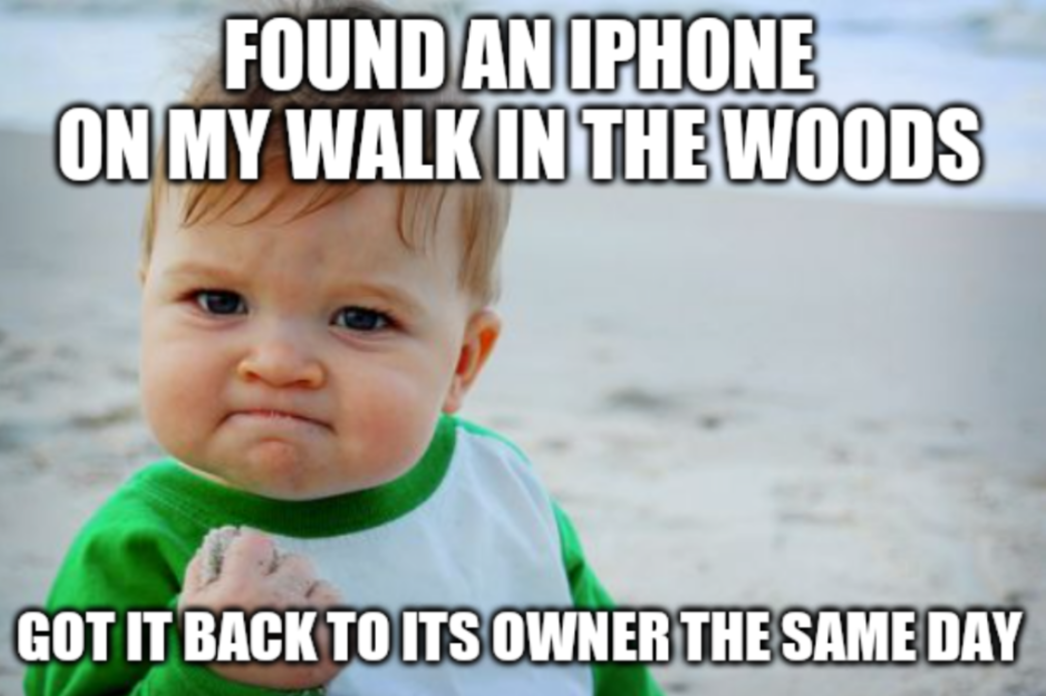 I was looking for rocks..