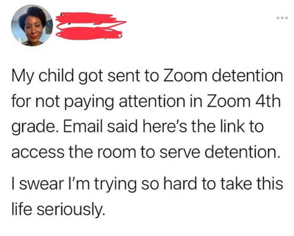 Ok Zoom detention is a thing now ?