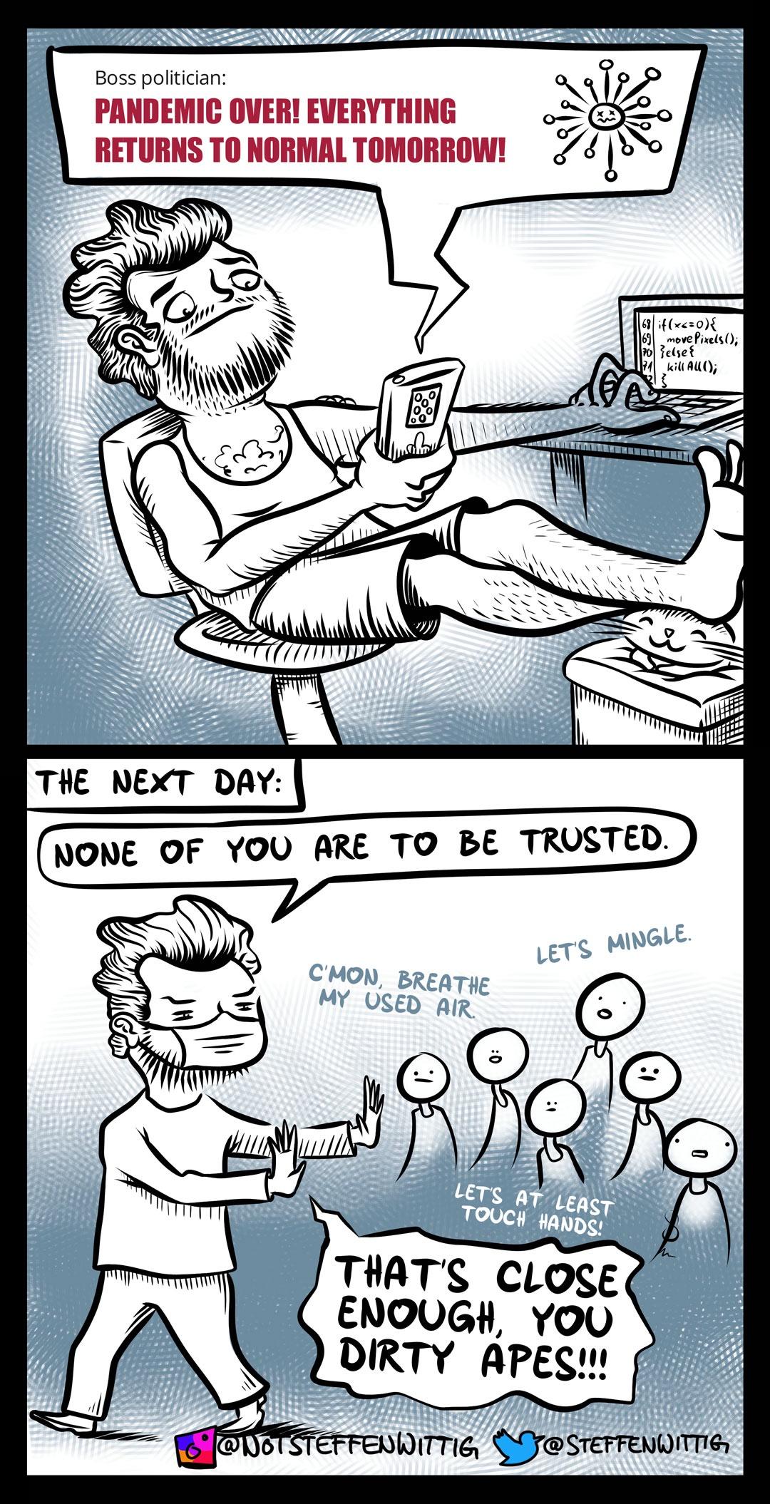 Post pandemic is gonna be weird