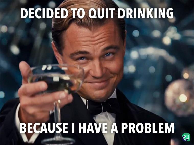 Admitting you have a problem..