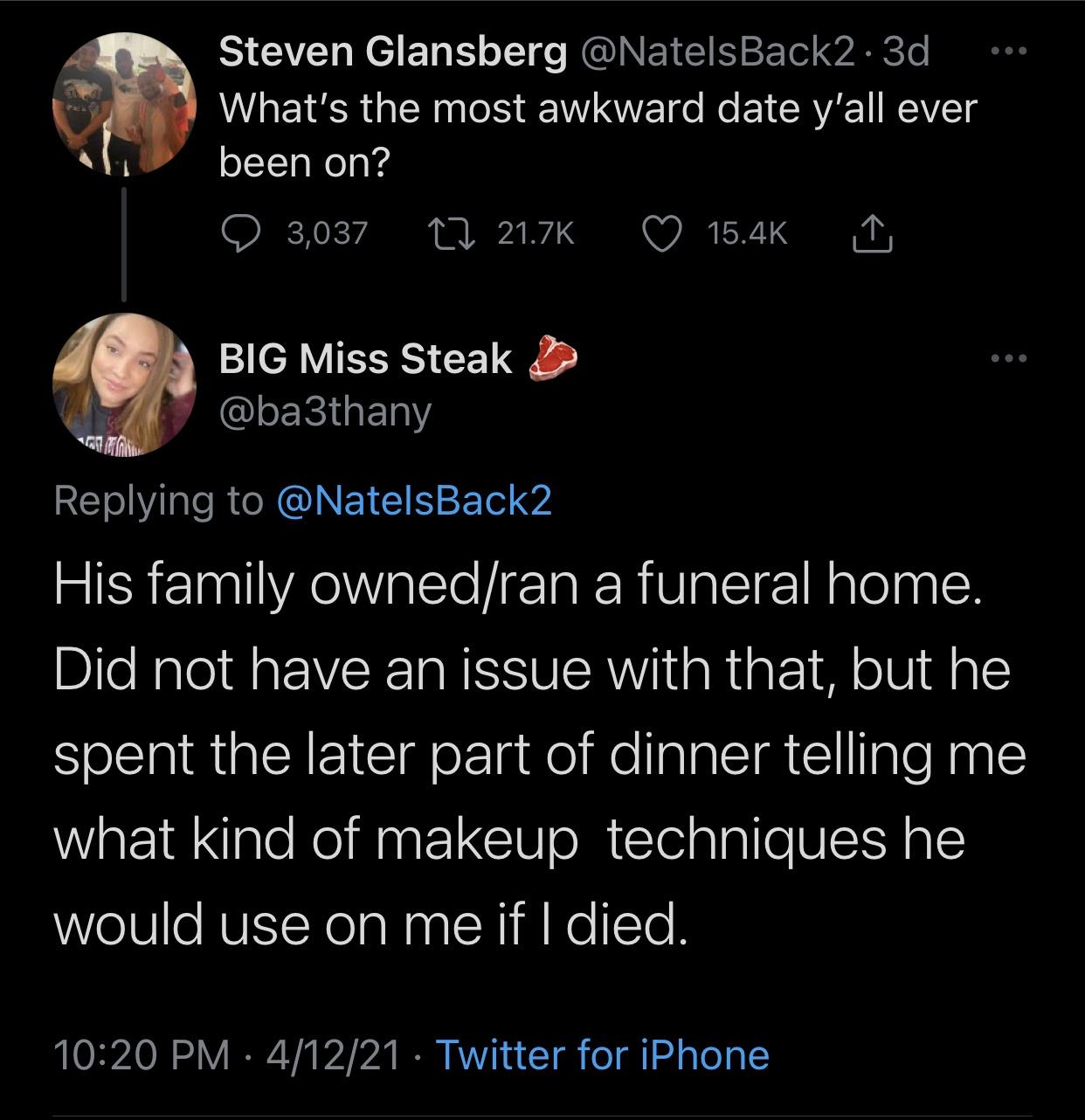 What&rsquo;s the most awkward date you&rsquo;ve ever been on?