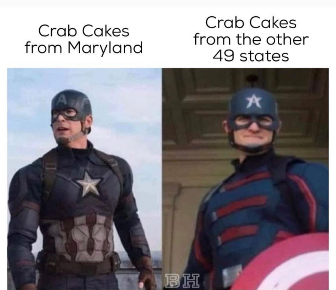 Crab Cakes from Maryland vs. Other States