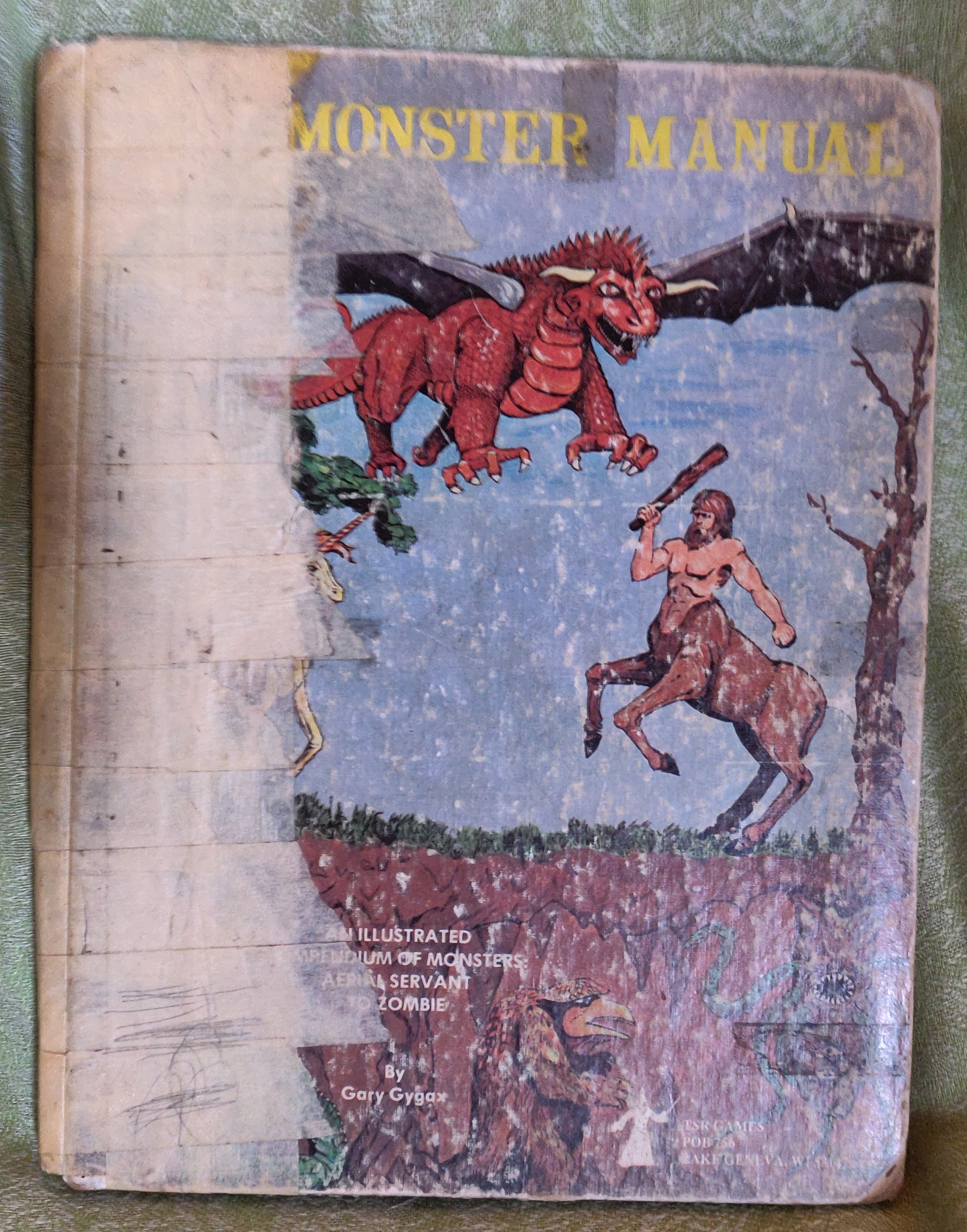 Found a treasure at Goodwill: AD&D Monster Manual 4th Edition; gently loved.