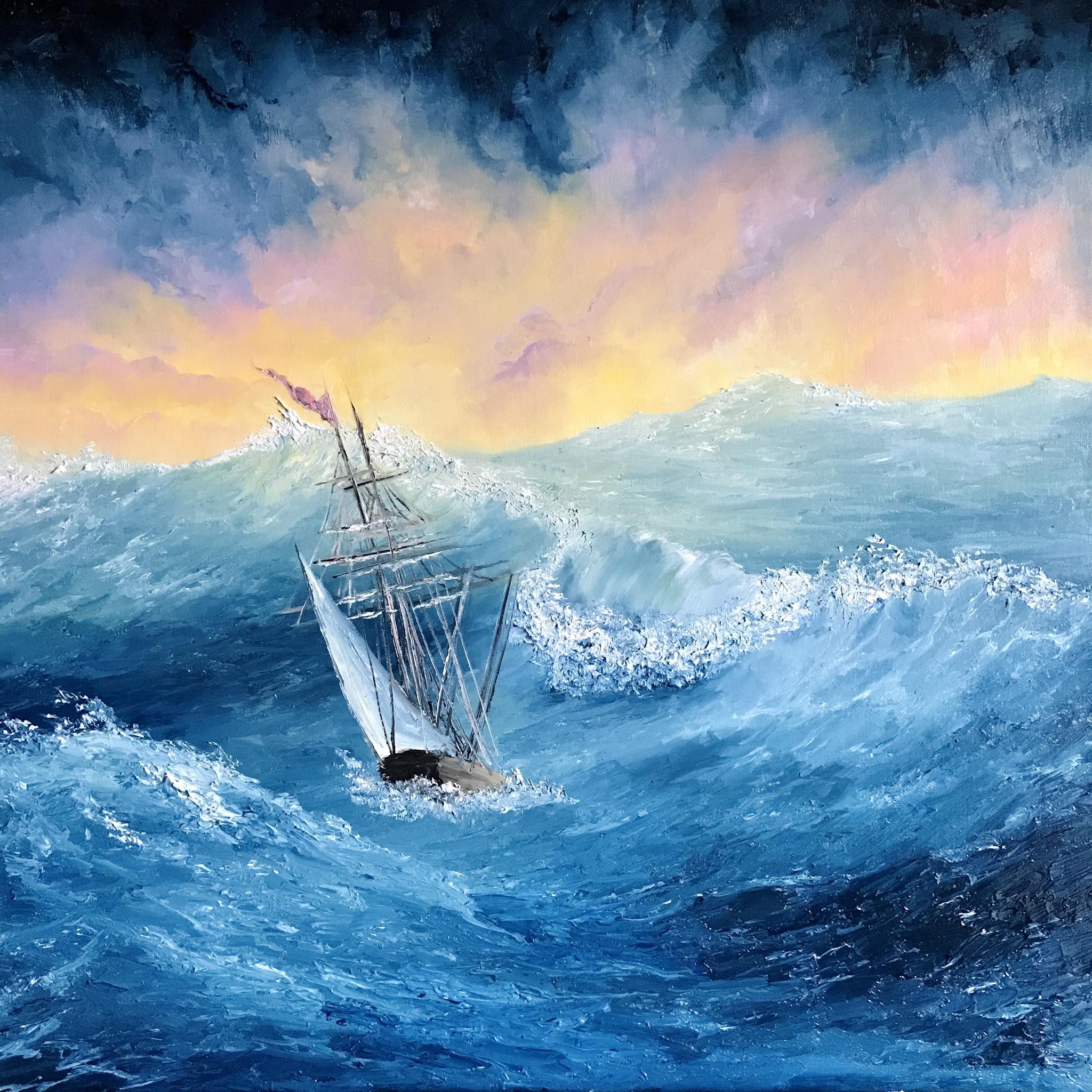 My OC is my art! I paint with oil.