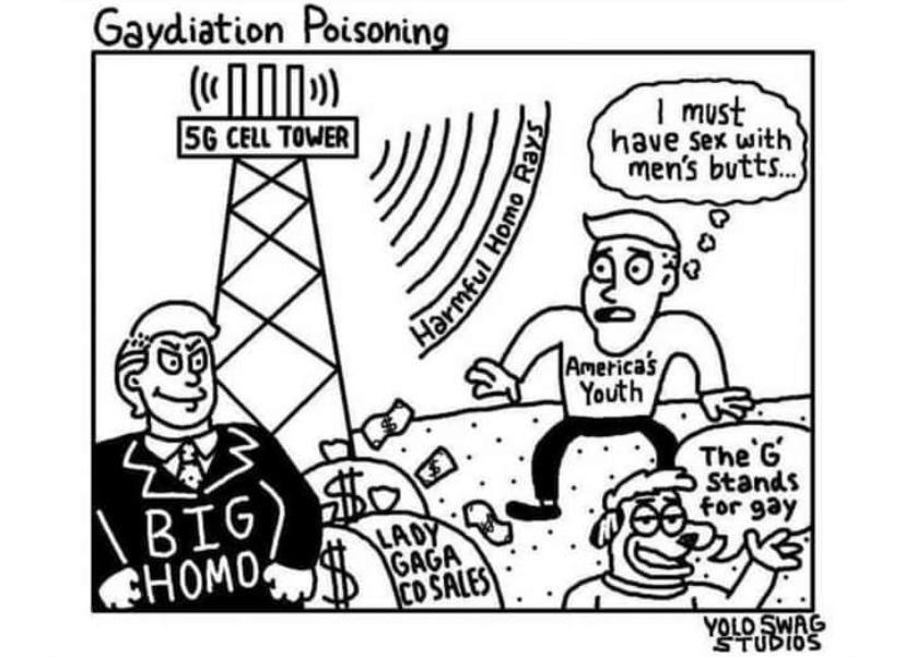 Big homo is using 5G to turn men gay