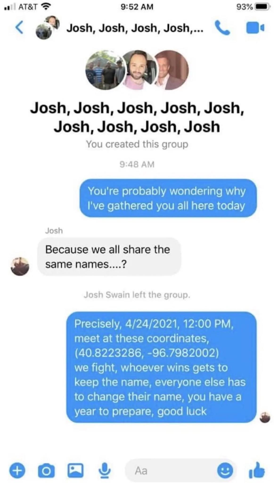 The Josh fight you&rsquo;ve all been waiting for&hellip;