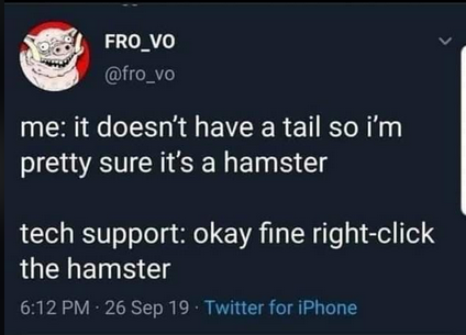 About how my job goes some days