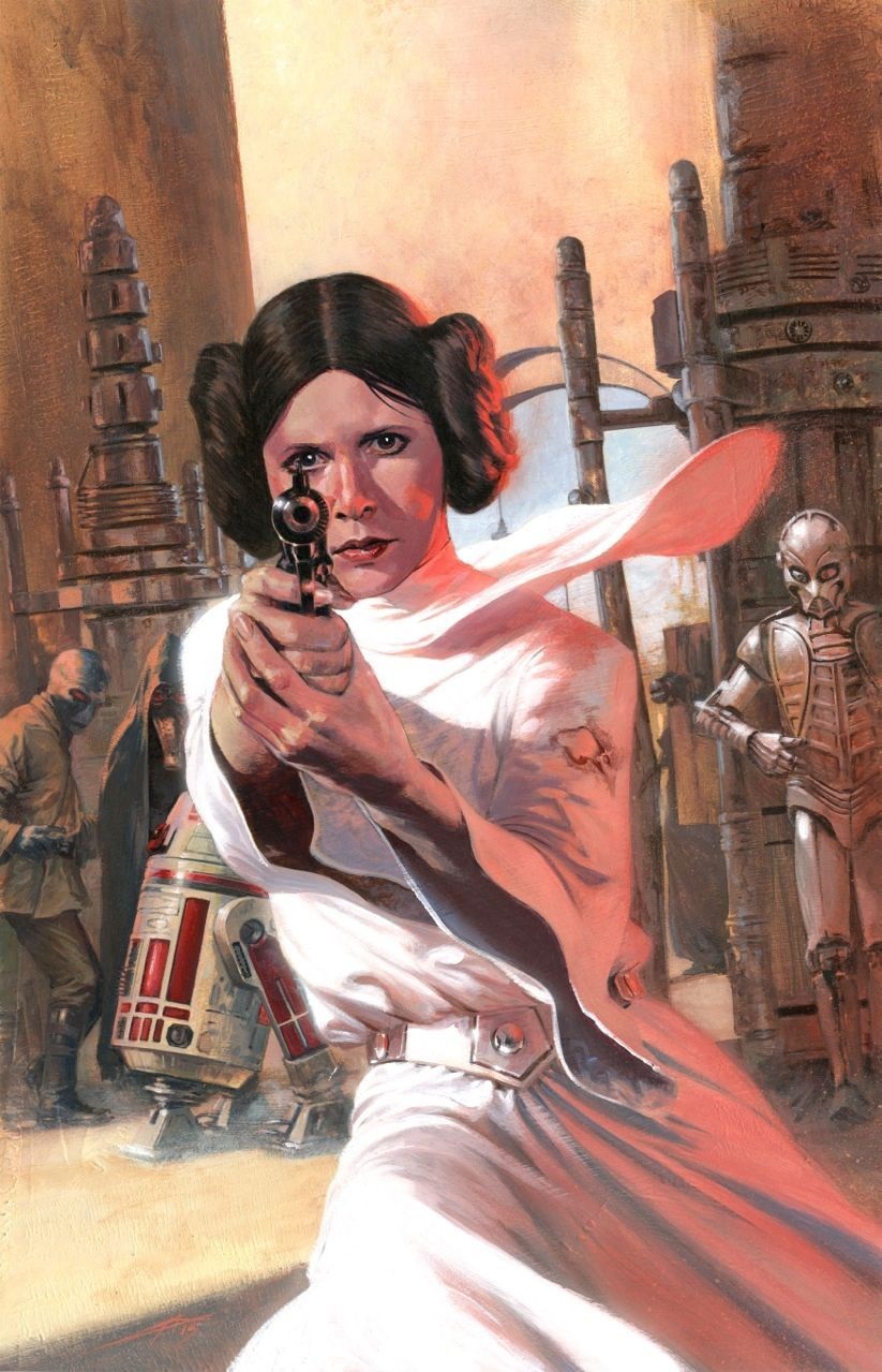 Leia&nbsp;Organa&nbsp;by Gabriele Dell'otto