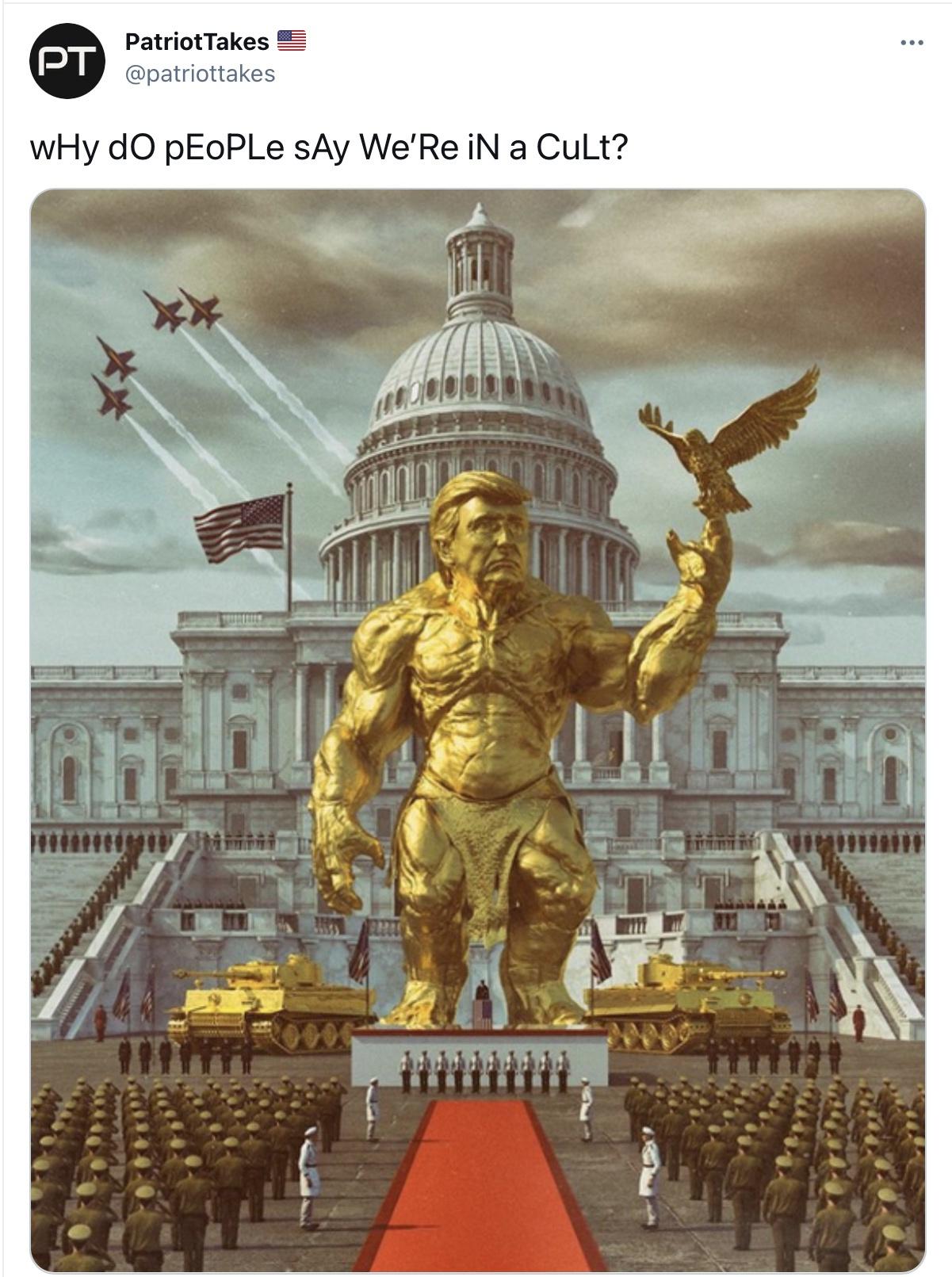 ￼ yep, it&rsquo;s a cult￼