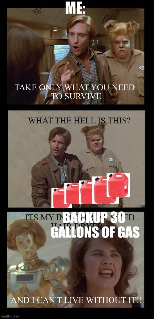 Spaceballs the gas shortage