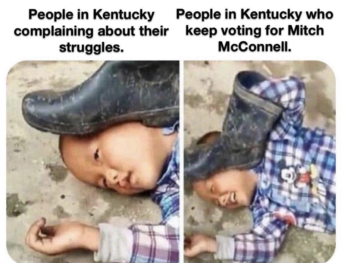 How is Moscow Mitch even that popular?