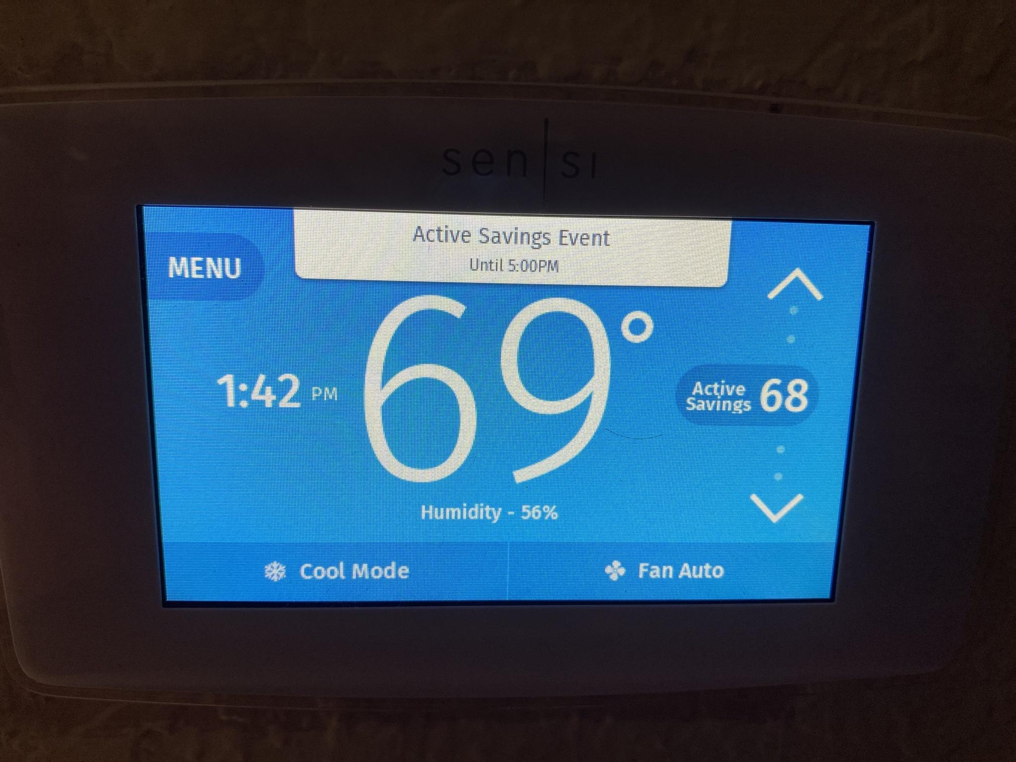 Me TX electricity provider just made my house *colder*