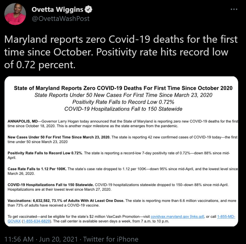 Vaccines work.&nbsp; Go figure.&nbsp;&nbsp;